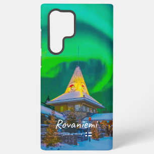 Coque Samsung Galaxy Rovaniemi, Finlande - Aurore magique