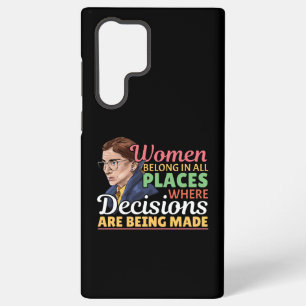 Coque Samsung Galaxy Ruth Bader Ginsburg avocate féministe Juge