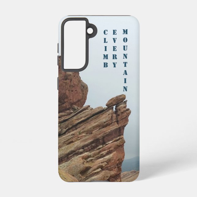 Coque Samsung Galaxy Sacoche téléphonique personnalisée "Climat Chaque  (Verso)