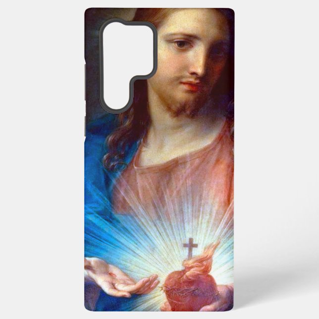 Coque Samsung Galaxy Sacré Coeur de Jésus (Verso)