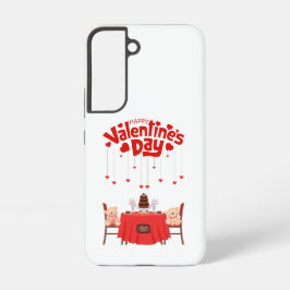 Coque Samsung Galaxy Saint Valentin Cute Chocolate Hearts Nounours