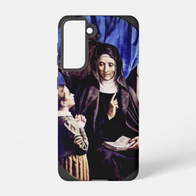 Coque Samsung Galaxy Sainte Angela Merici Vierge et fondatrice (Verso)