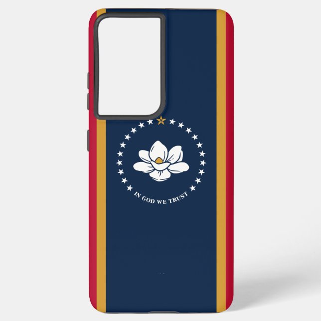 Coque Samsung Galaxy Samsung Galaxy S21 Plus Case flag of Mississippi (Verso)