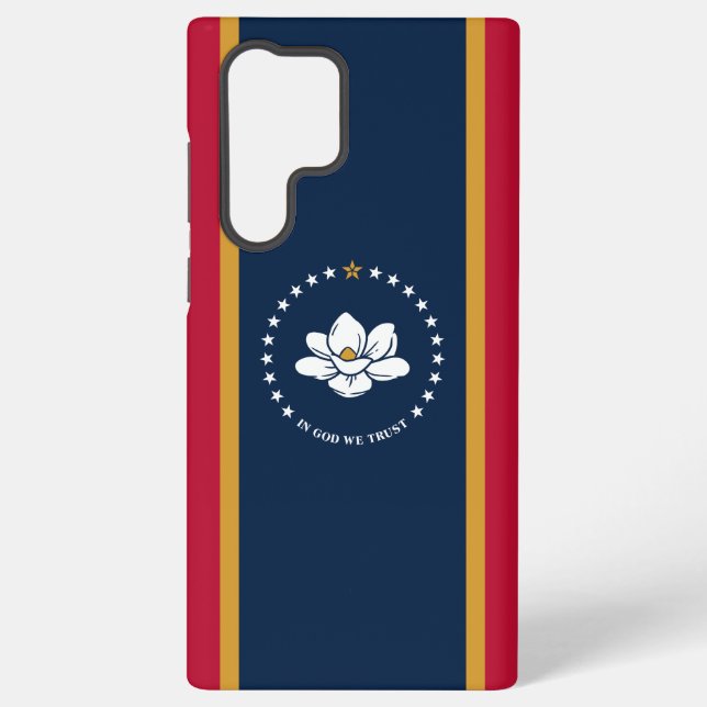 Coque Samsung Galaxy Samsung Galaxy S22 Ultra Case, Mississippi flag (Verso)
