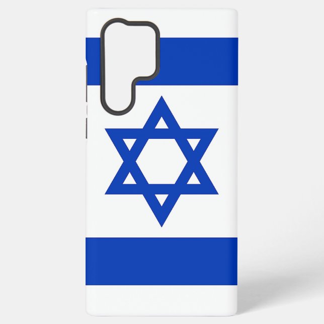 Coque Samsung Galaxy Samsung Galaxy S22 Ultra Coque avec drapeau d'Isra (Verso)