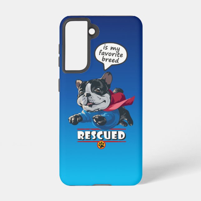 Coque Samsung Galaxy Secouru est ma race préférée | (Verso)
