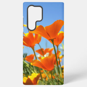 Coque Samsung Galaxy Sentiment estival de fleurs orange sauvages.