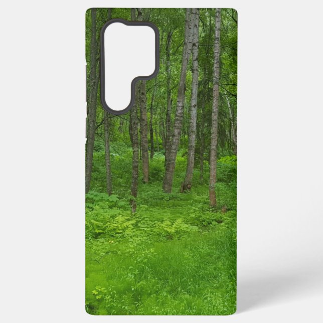 Coque Samsung Galaxy Serene Green Forest Samsung Téléphone Case (Verso)