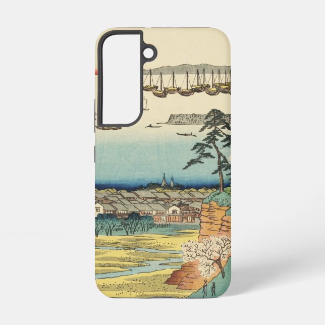 Coque Samsung Galaxy Shinagawa, Japon : Impression de bloc de bois Ukiy (Verso)