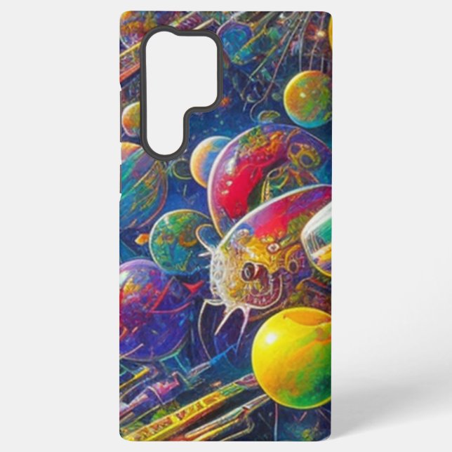 Coque Samsung Galaxy Space Race Samsung S22 Ultra phone case (Verso)