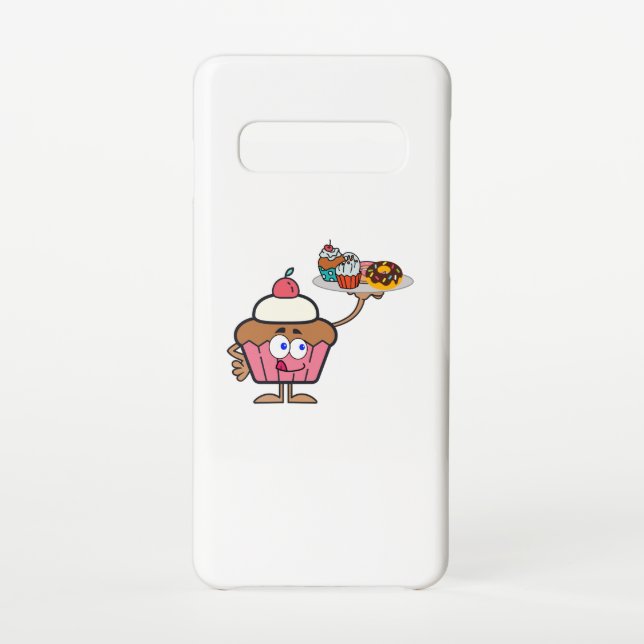 Coque Samsung Galaxy Sucres de cupcake Votre Jour (Dos)