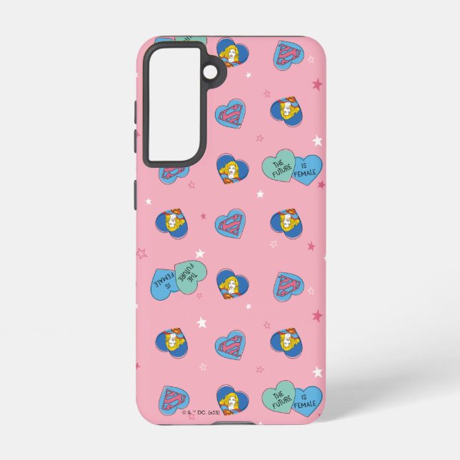 Coque Samsung Galaxy Supergirl "L'avenir est féminin" (Verso)