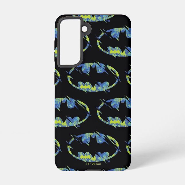 Coque Samsung Galaxy Symbole Batman Électrique (Verso)