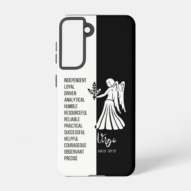 Coque Samsung Galaxy Symbole Virgo Zodiac (Verso)