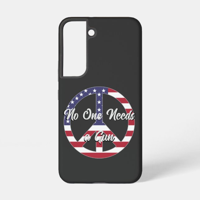 Coque Samsung Galaxy T-shirt sans armes (Verso)