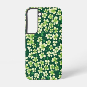 Coque Samsung Galaxy Tapisserie Shamrock Emeraude : Vert foncé