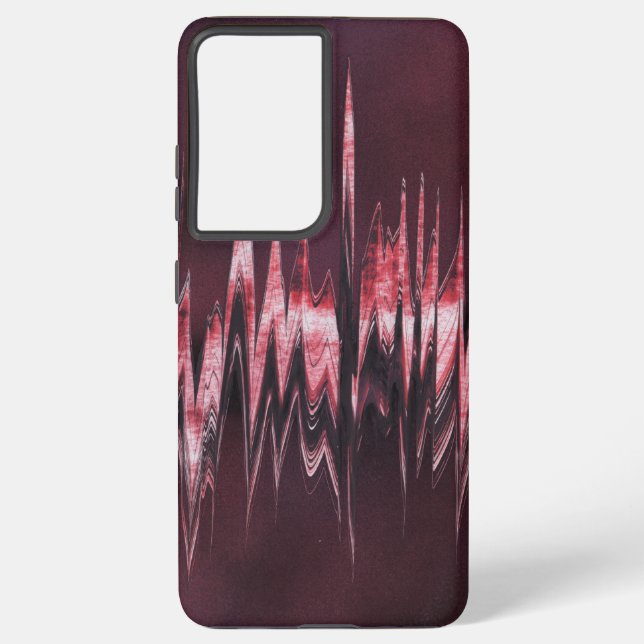 Coque Samsung Galaxy Tension Abstraite violette (Verso)