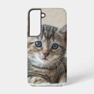 Coque Samsung Galaxy Tête de Chat Mignonne
