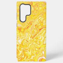 Texture de marbre abstrait coloré jaune liquide