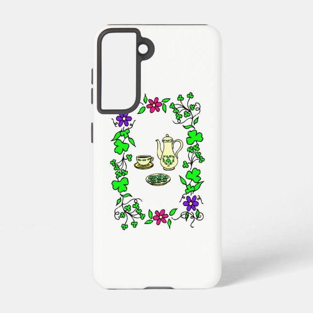 Coque Samsung Galaxy Thé irlandais (Verso)