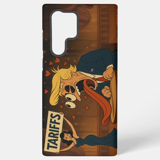 Coque Samsung Galaxy Tomber amoureux des tarifs douaniers (Verso)