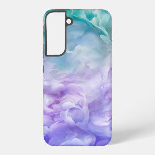 Coque Samsung Galaxy Tourbillon de nuage bleu et violet