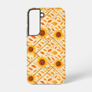Coque Samsung Galaxy Tournesol Rétro & Ferme Rustique Aquarelle