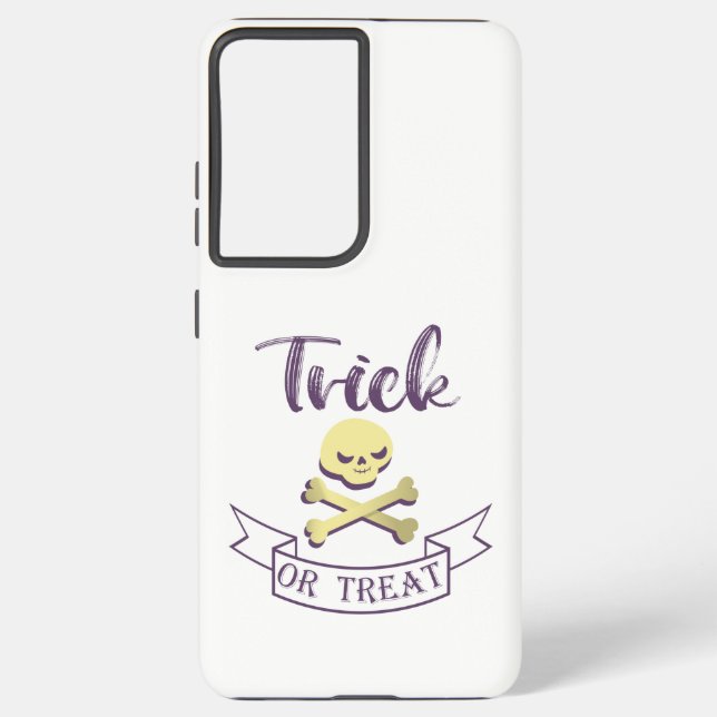 Coque Samsung Galaxy Tricoter ou traiter les os croisés du crâne Ruban  (Verso)
