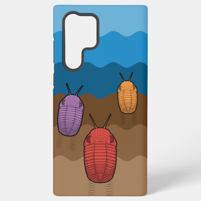 Coque Samsung Galaxy Trois Voyageurs Trilobites - Paléontologie (Verso)