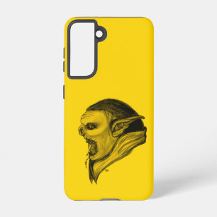 Coque Samsung Galaxy Troll en noir et jaune