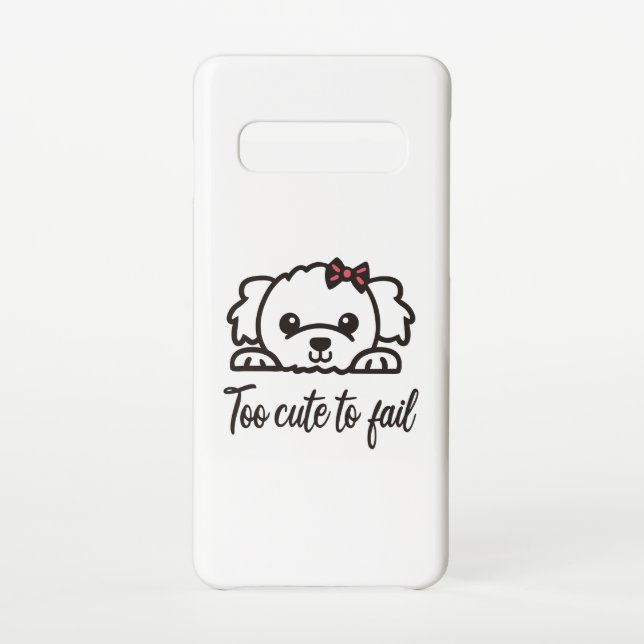Coque Samsung Galaxy Trop mignon pour échouer(4) (Dos)