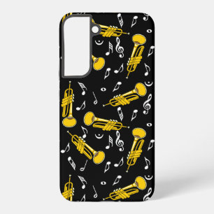 Coque Samsung Galaxy Trumpet Music Notes Motif