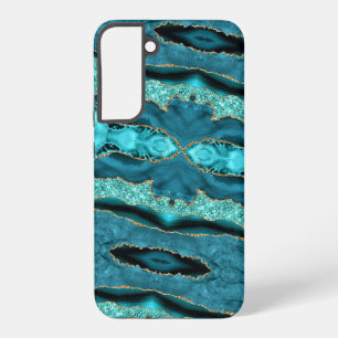 Coque Samsung Galaxy Turquoise Blue Gold Turquoise Samsung Galaxy Coque