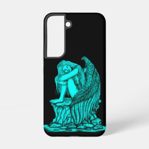 Coque Samsung Galaxy Un ange endormi sur la pierre