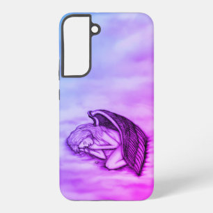 Coque Samsung Galaxy Un Ange endormi sur les nuages des cieux