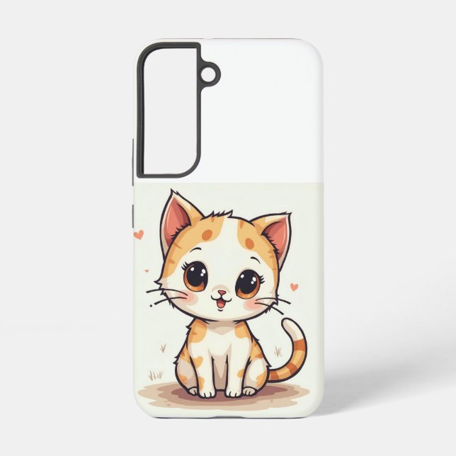 Coque Samsung Galaxy un chat mignon (Verso)