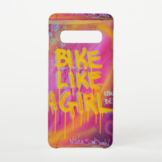 Coque Samsung Galaxy S10 Un vélo comme une fille