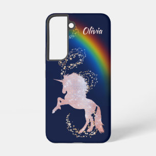 Coque Samsung Galaxy Unicorn Rainbox Stars Sparkle