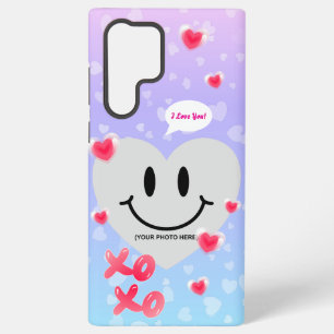 Coque Samsung Galaxy Valentine Verre Coeur Balloon Bubblegum Couple
