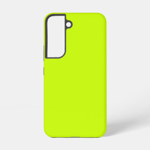 Coque Samsung Galaxy Vert Citron Électrique Uni