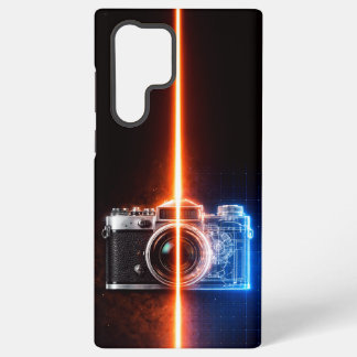 Coque Samsung Galaxy Vintage Camera Blueprint