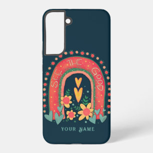 Coque Samsung Galaxy Voir la bonne inspiration Rainbow Inspirivity