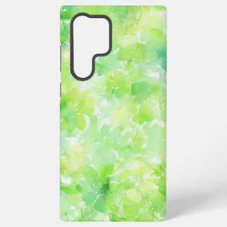 Coque Samsung Galaxy Watercolor Green Leaf Botanical Phone Case