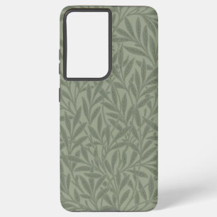 Coque Samsung Galaxy William Morris Motif Saule Antique Vert Sauge
