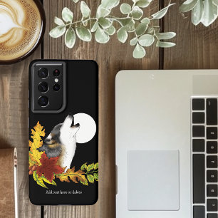 Coque Samsung Galaxy Wolf Howling Moon