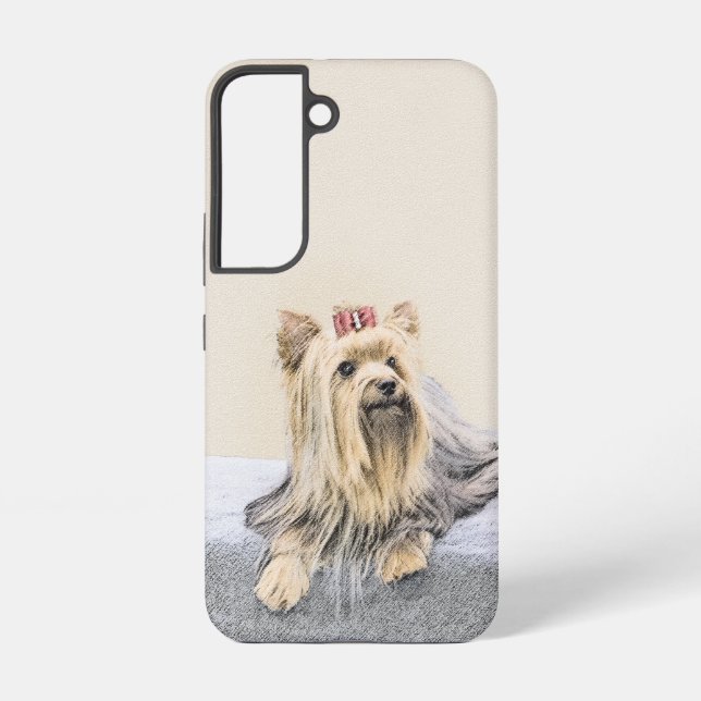 Coque Samsung Galaxy Yorkshire Terrier Peinture - Cute Original Chien A (Verso)