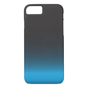 Coque simple pour iPhone 7 noir et bleu