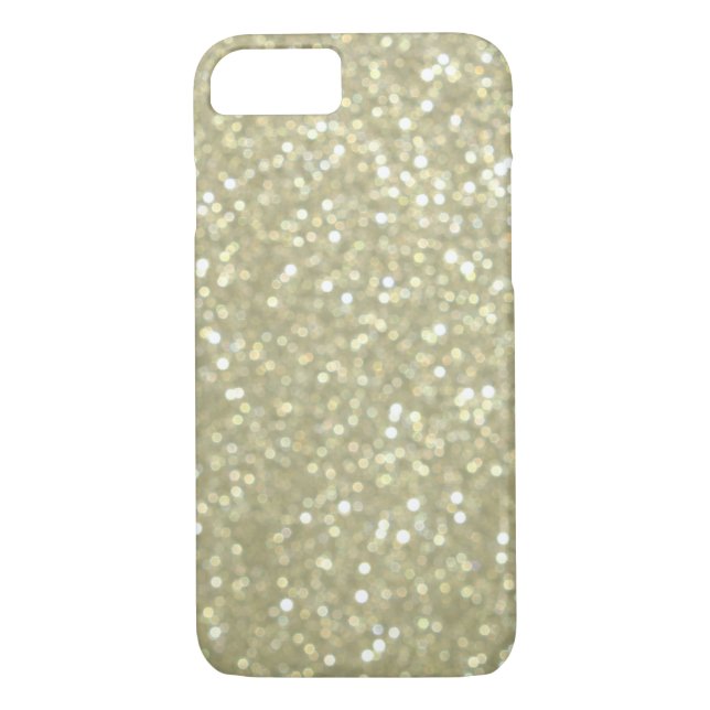 Coque Sparkly Gold iPhone 7 (Dos)