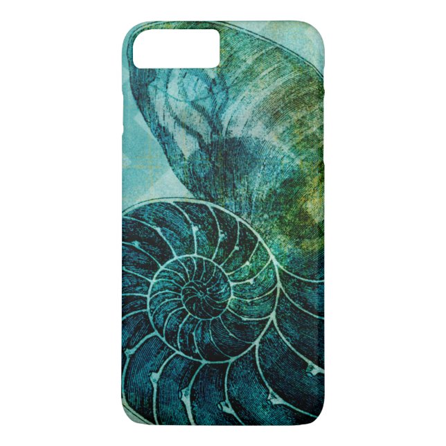 Coque spirale Turquoise (Dos)