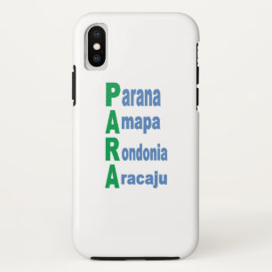 Coque Tough  pour iPhone XS d'Apple BRAZIL TOURISM